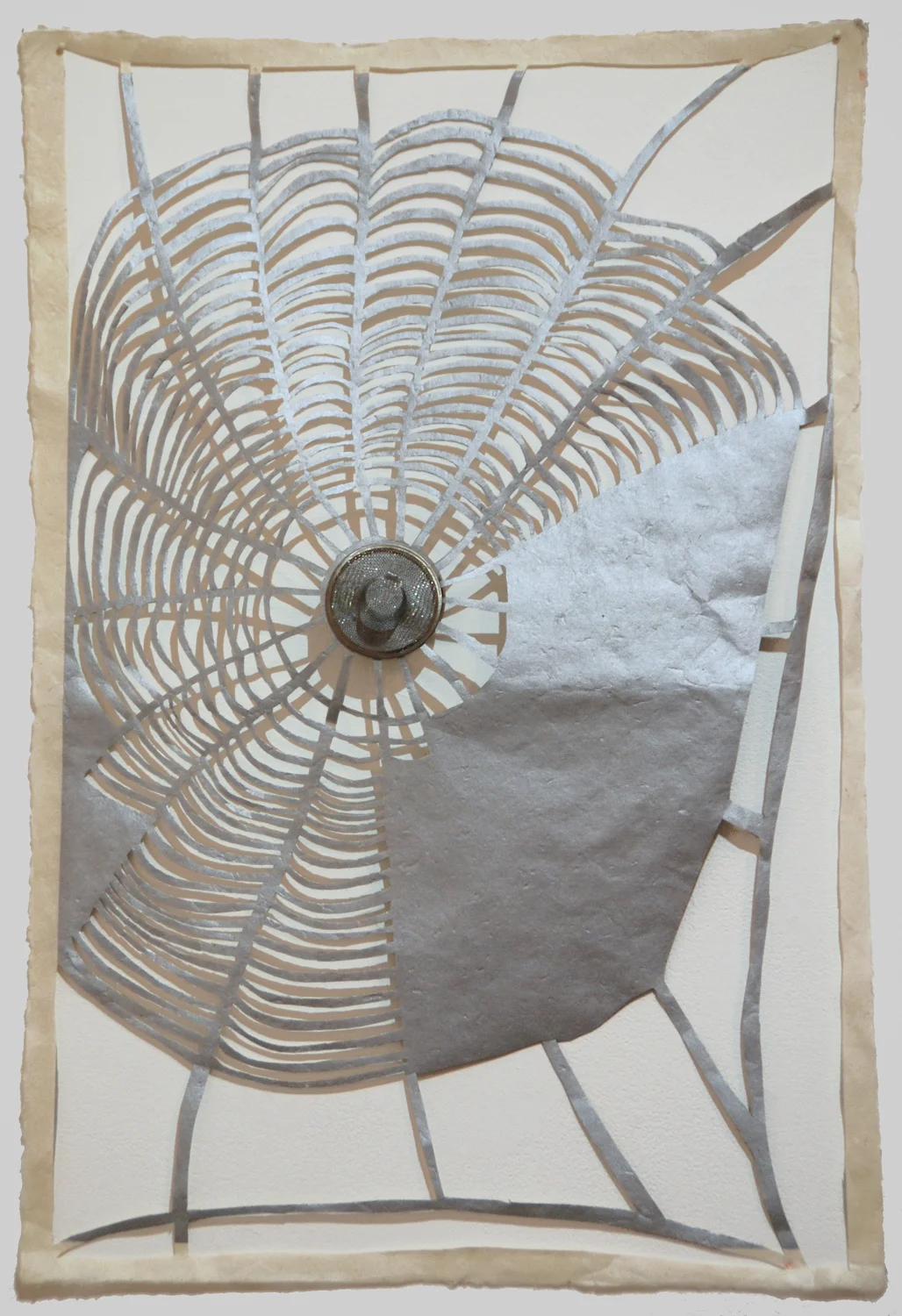 Untitled - found object, cut paper, 30 x 20.5 x 2 inches, 2010