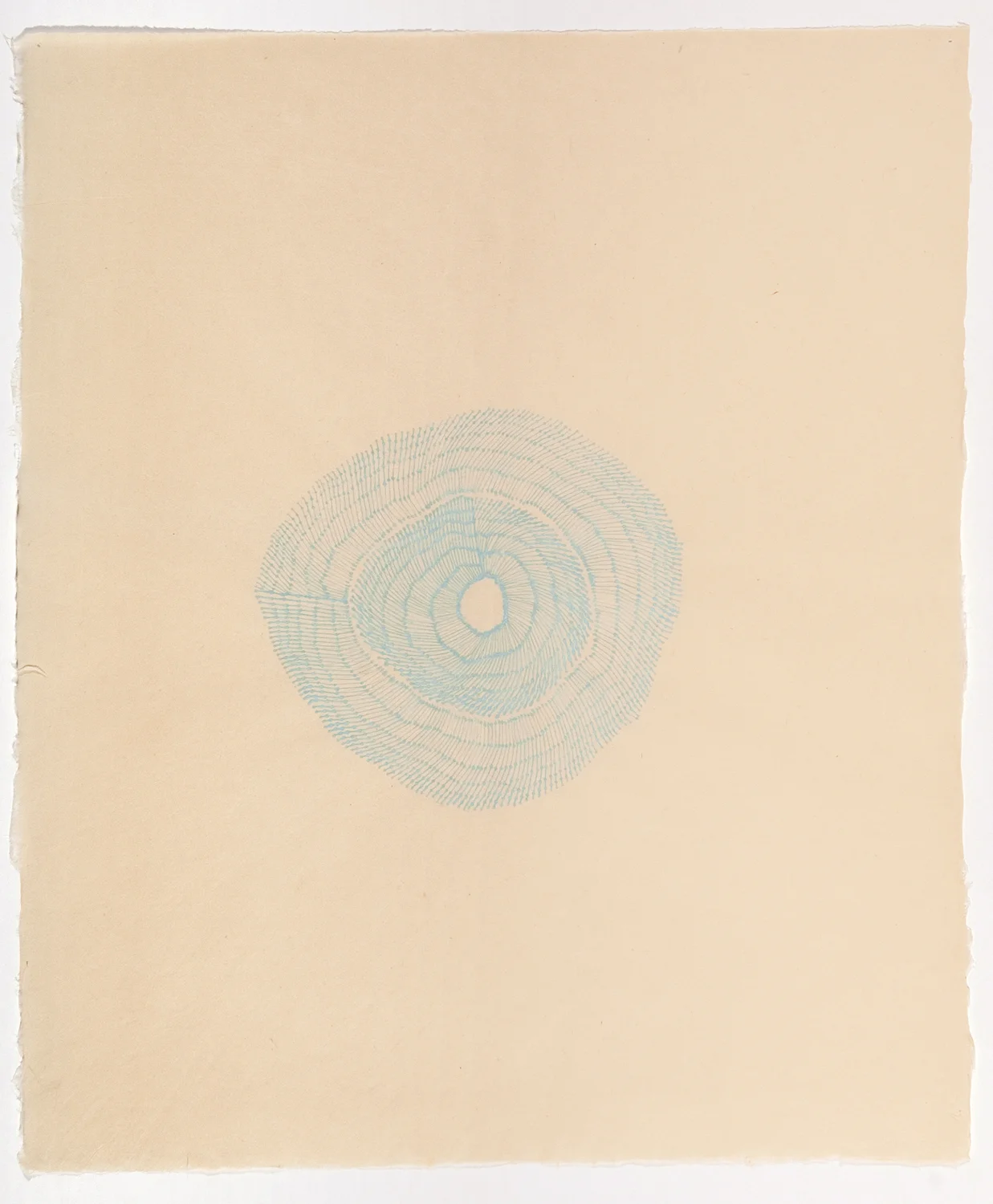 Untitled - #32, Japanese paper, ink, 17 x 20.5 inches, 2003