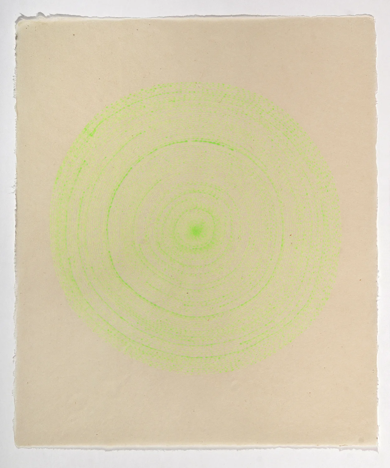 Untitled - #21, Japanese paper, ink, 17 x 20.5 inches, 2003