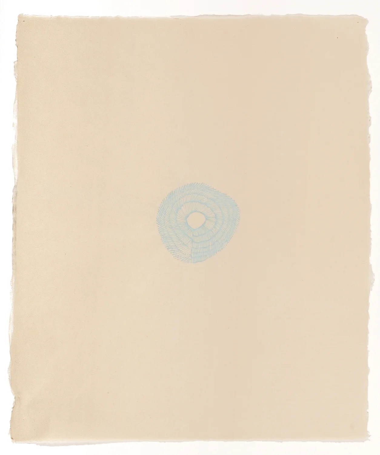 Untitled - #31, Japanese paper, ink, 17 x 20.5 inches, 2003