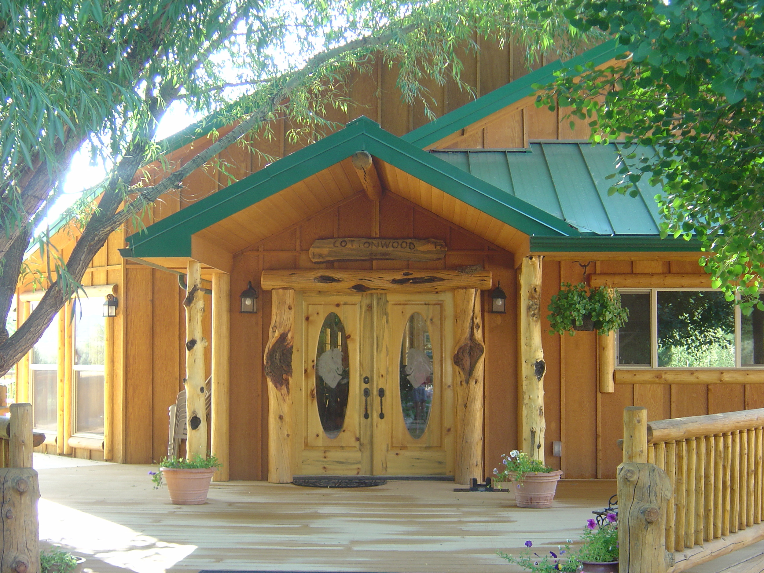 Cottonwood Guest Ranch Front Porch