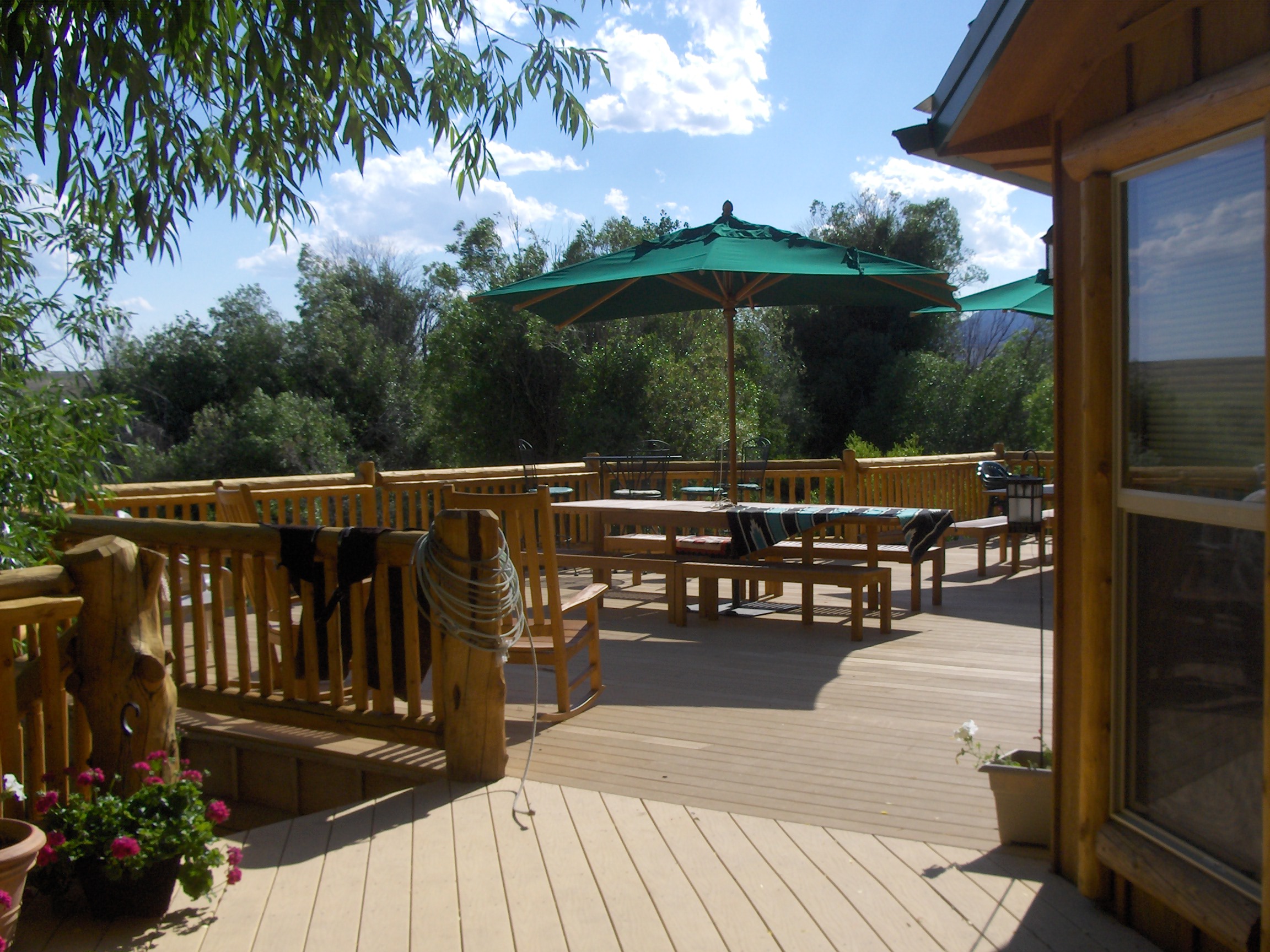 Cottonwood Guest Ranch Outside Decks