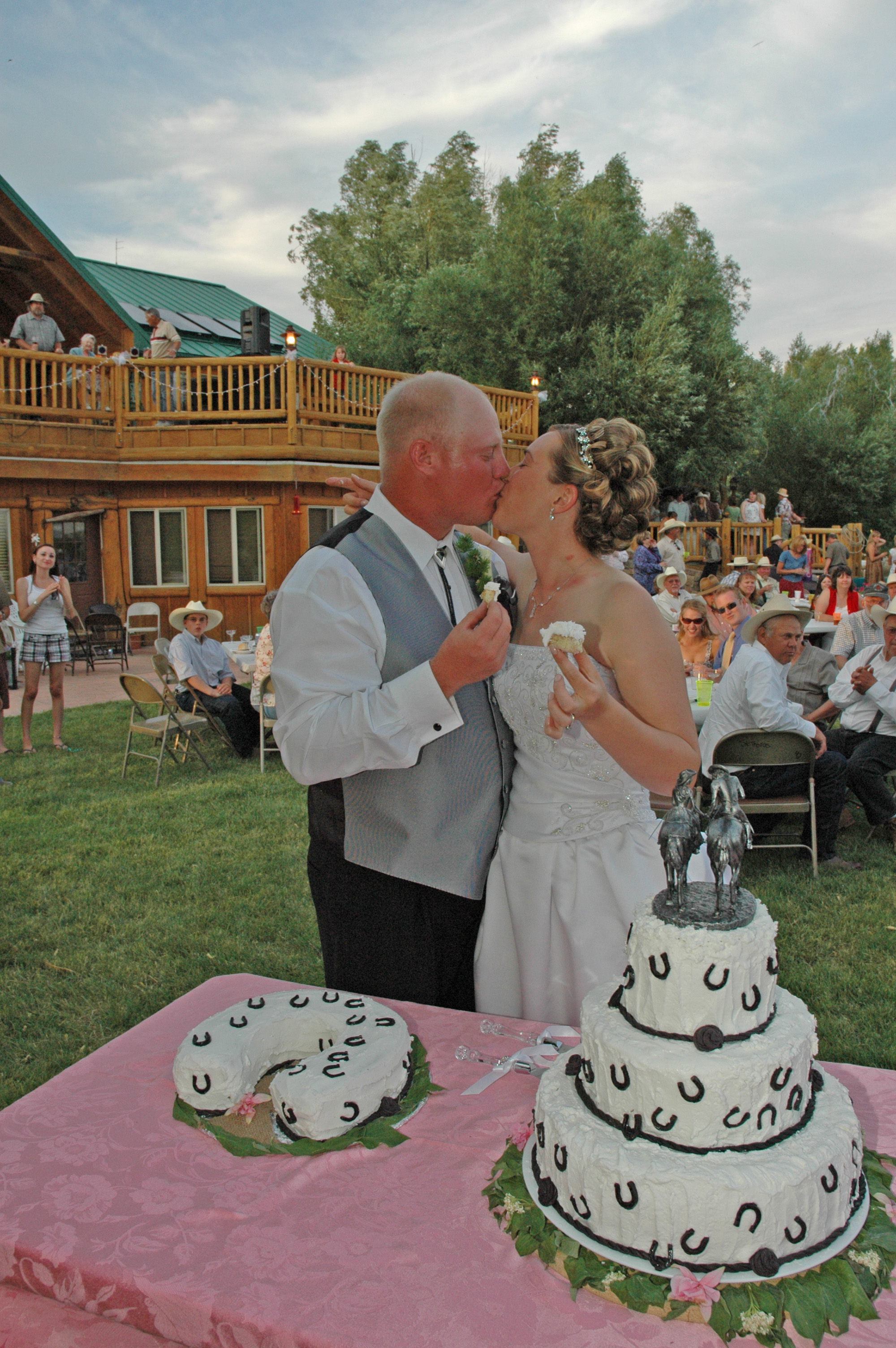 Country Horse Wedding Cake