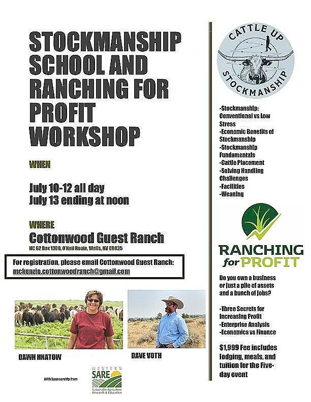 Stockmanship School and Ranching for Profit Workshop