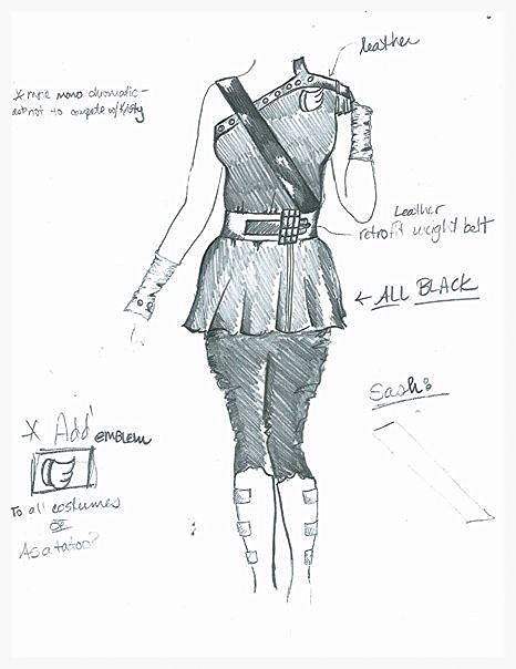 Undignified costume for Kayla