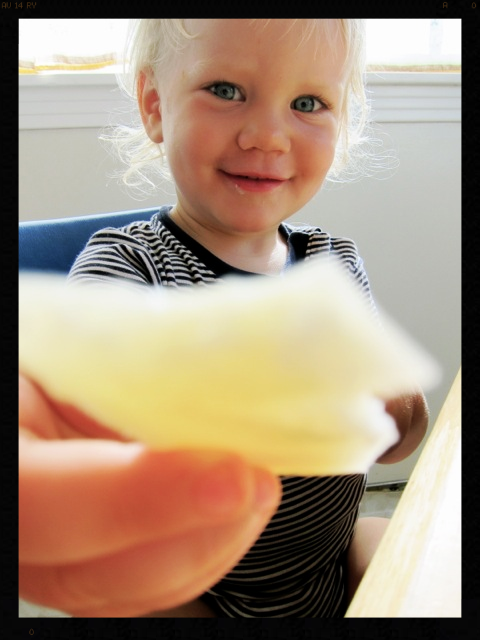 Want a bite? This kid sure does. 