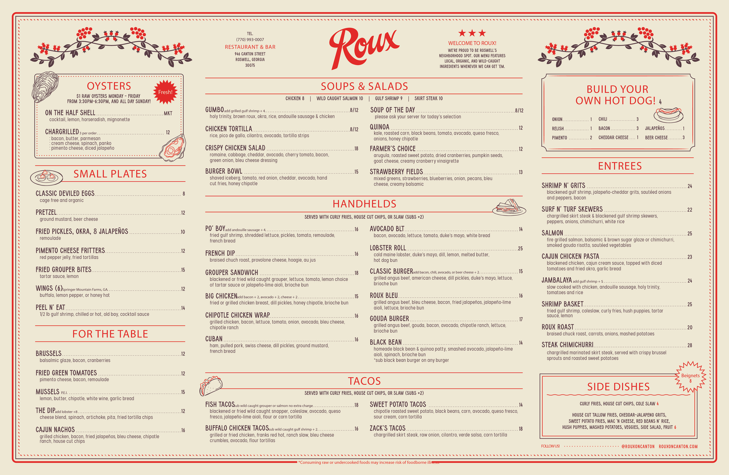Eat. — ROUX ON CANTON