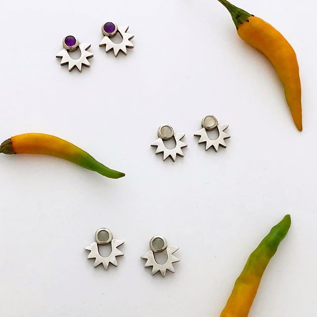 These studs are definitely a customer favorite... I think because they pack such a big punch in a lil bitty package? 🥊💥🥊💥 Now is the time to snag them because these are the last three pairs available for the summer sale and I&rsquo;m not sure whe