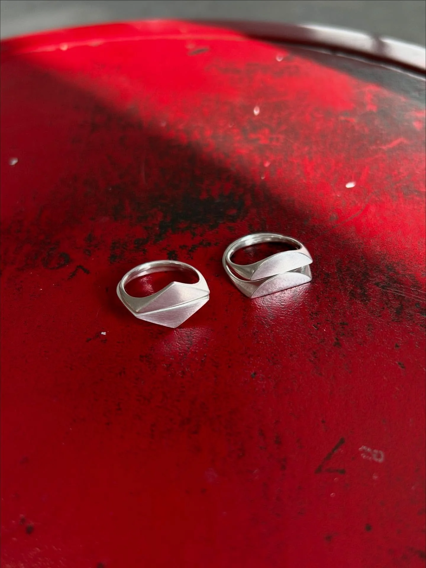 Stacking shapes in silver