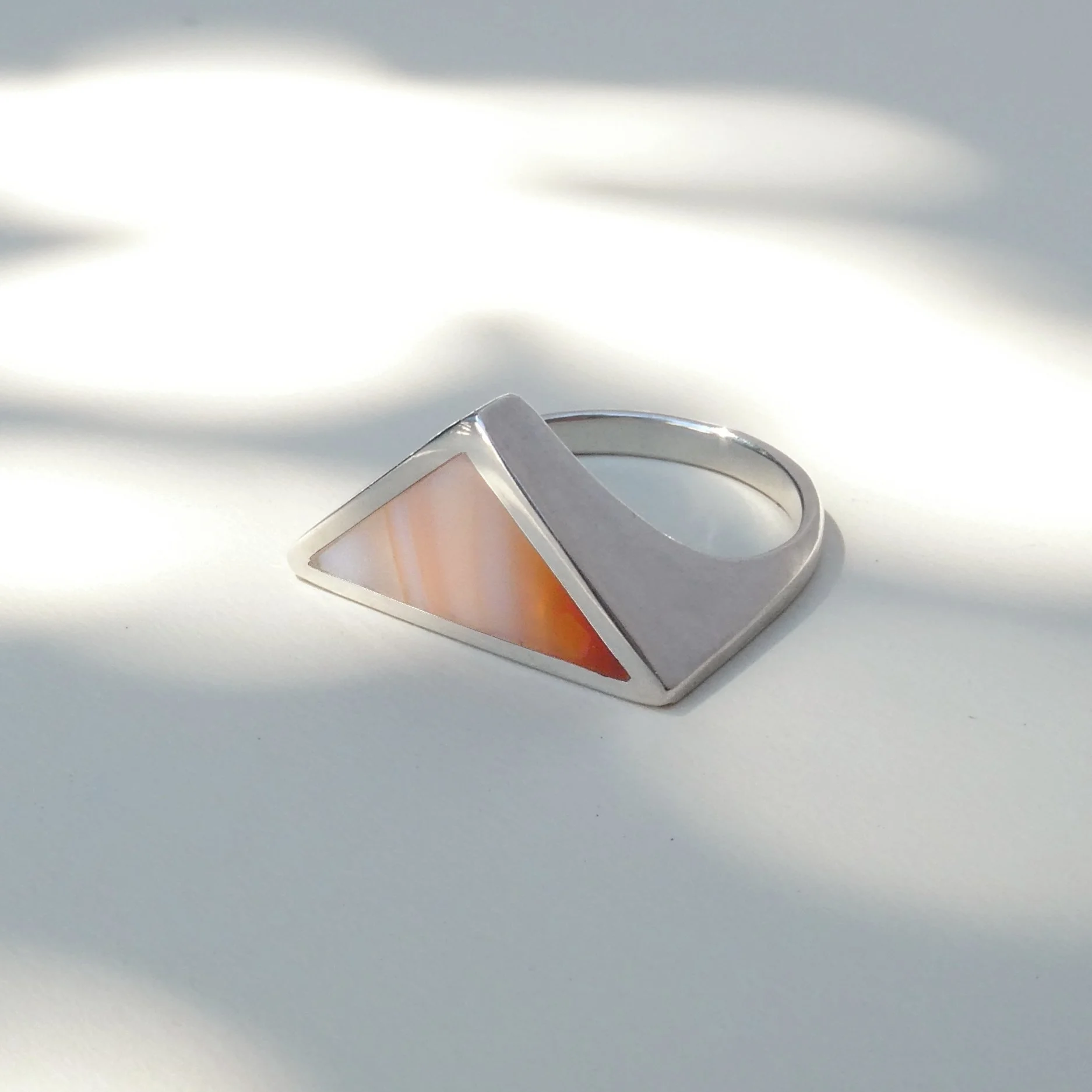 triangle stone signet carnelian.JPG