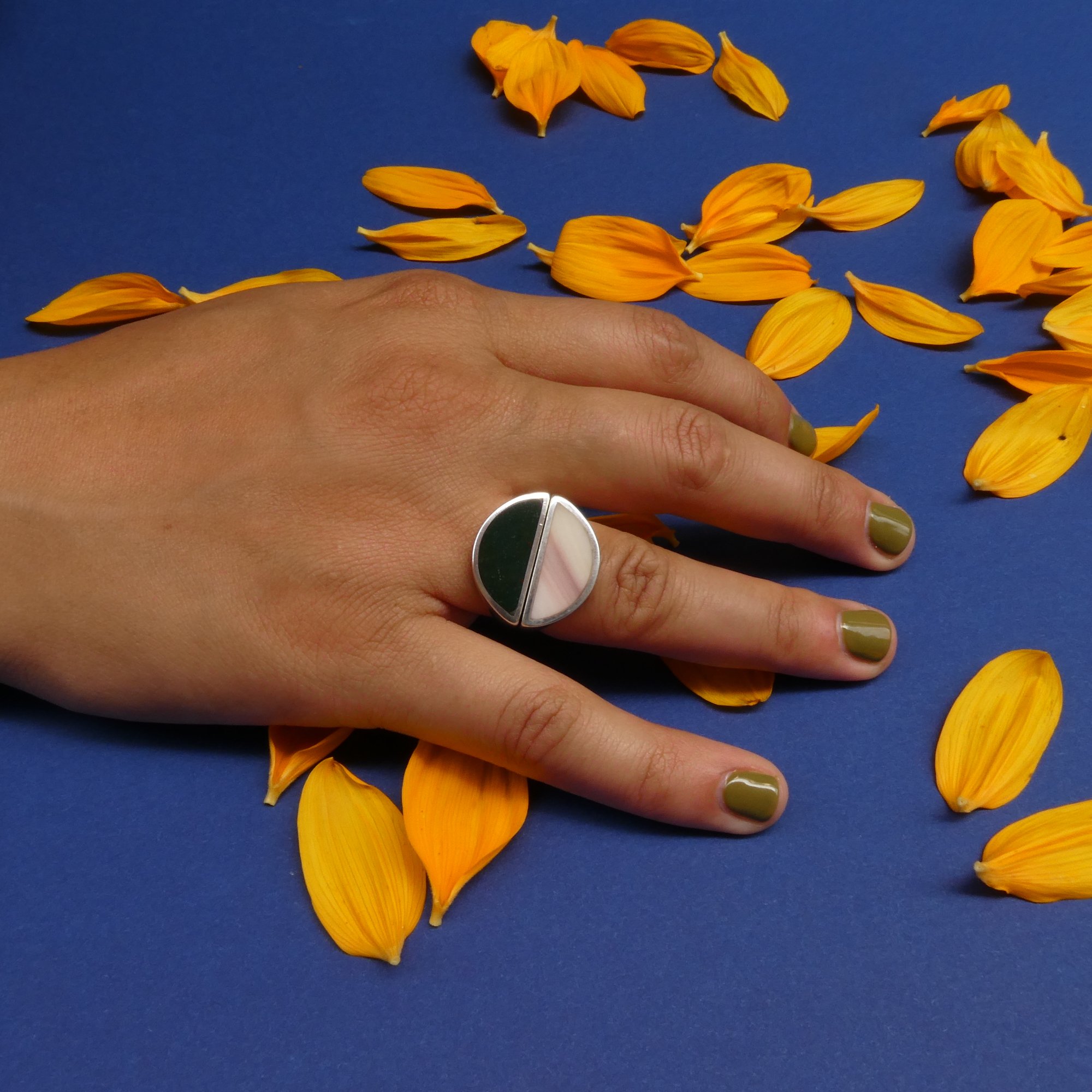 low arch rings pink and bloodstone .JPG