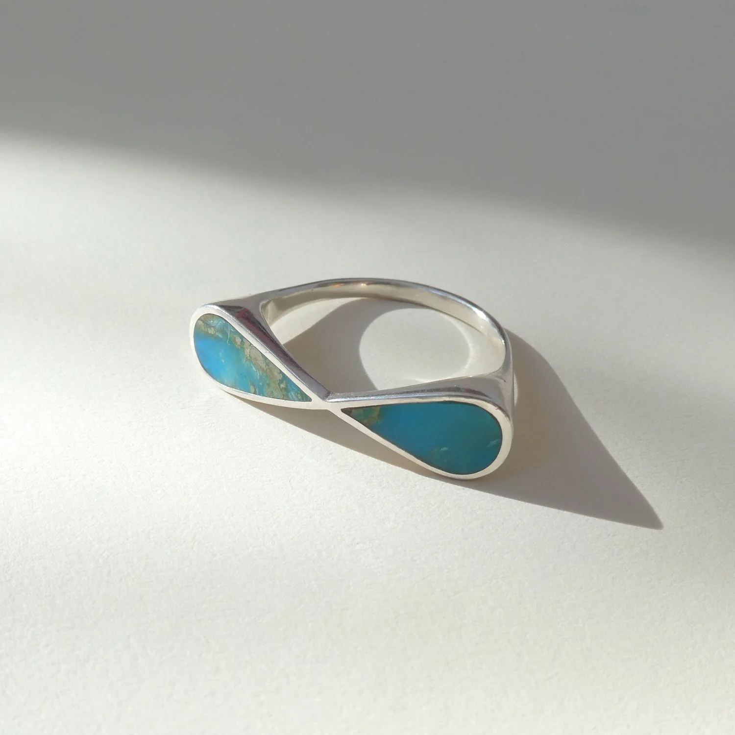infinity teardrops inlay blue opal .JPG