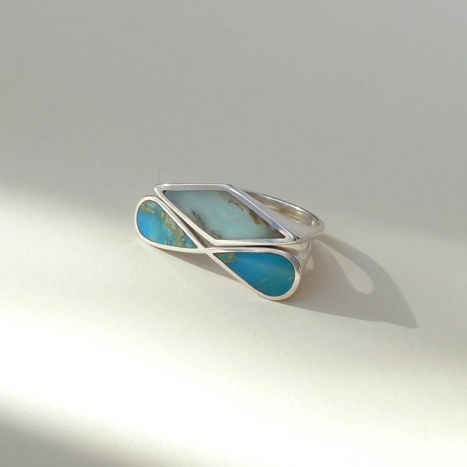 teardrop and diamond inlay stacked blue opal.JPG