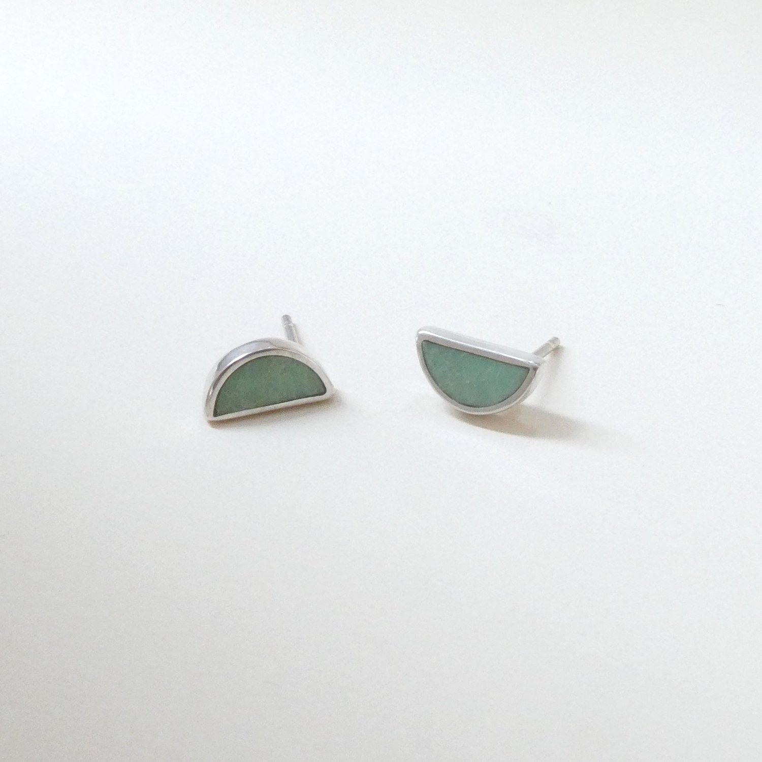 variscite half moon studs green 2.JPG