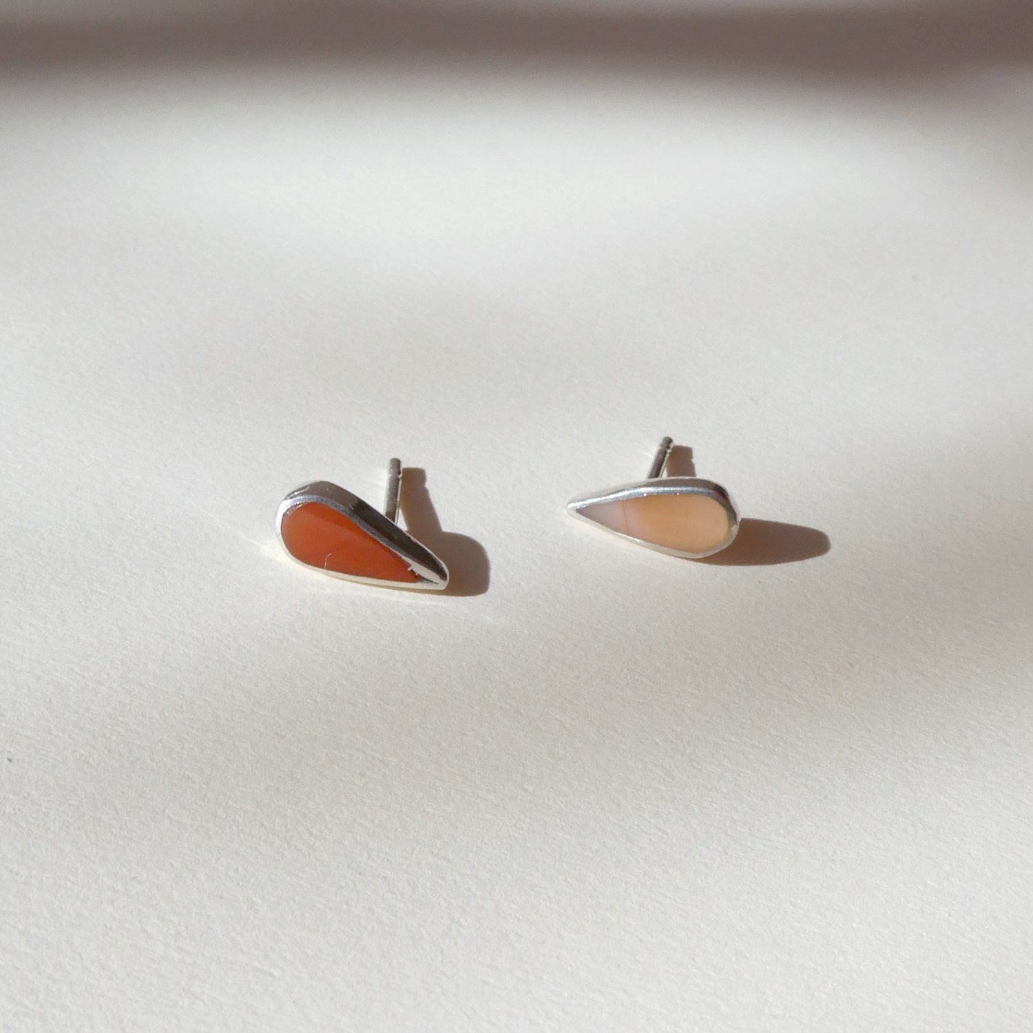 tear drop stud carnelian.JPG