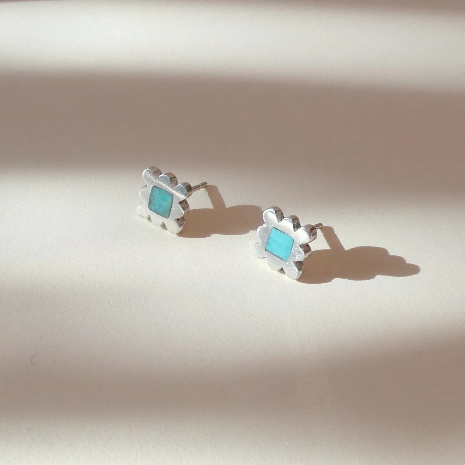 square flower studs turq.JPG