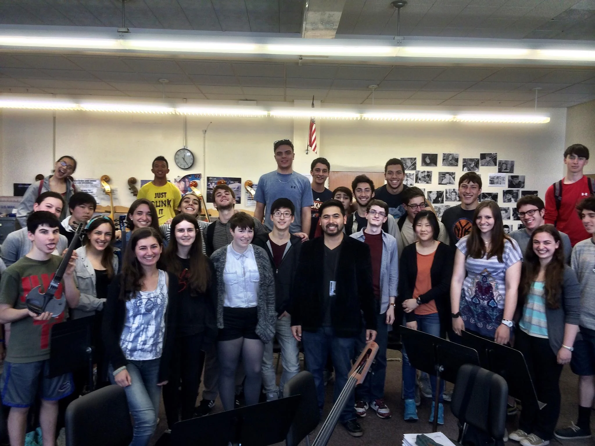 A post-workshop photo with Schrieber HS