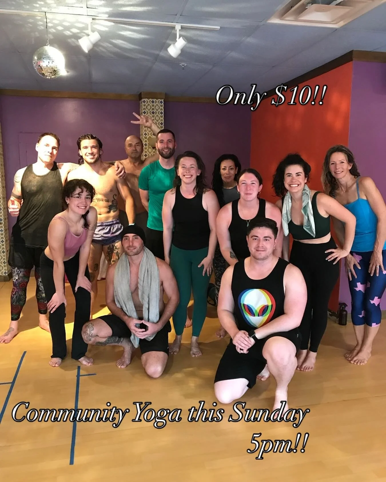 Community Yoga classes here at the shala are steamy hot Baptiste Style classes taught by new teachers. Only $10 for a life changing experience. What what ??!! 🔥👏😍 #communityyoga #baptisteaffiliate #ctshorelineyoga #baptisteyoga