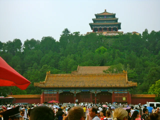 The first picture in this post was taken from the temple in the background of this picture