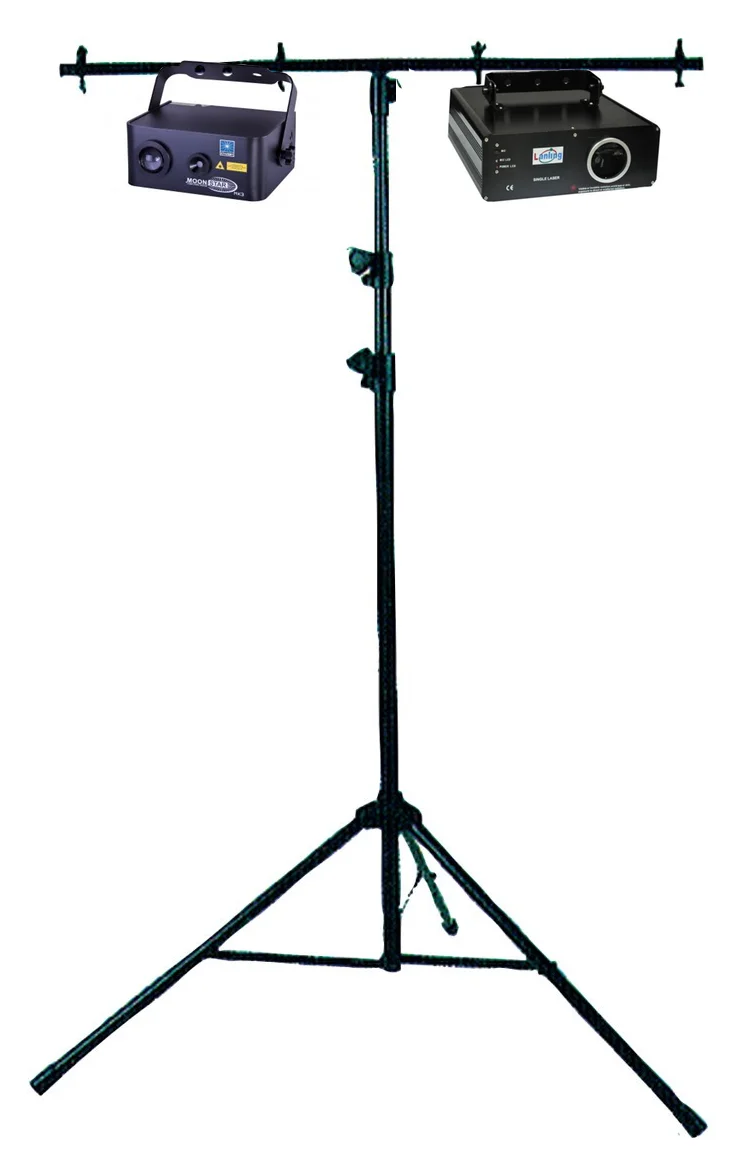 Red laser and red/green diffraction laser  on a stand $80