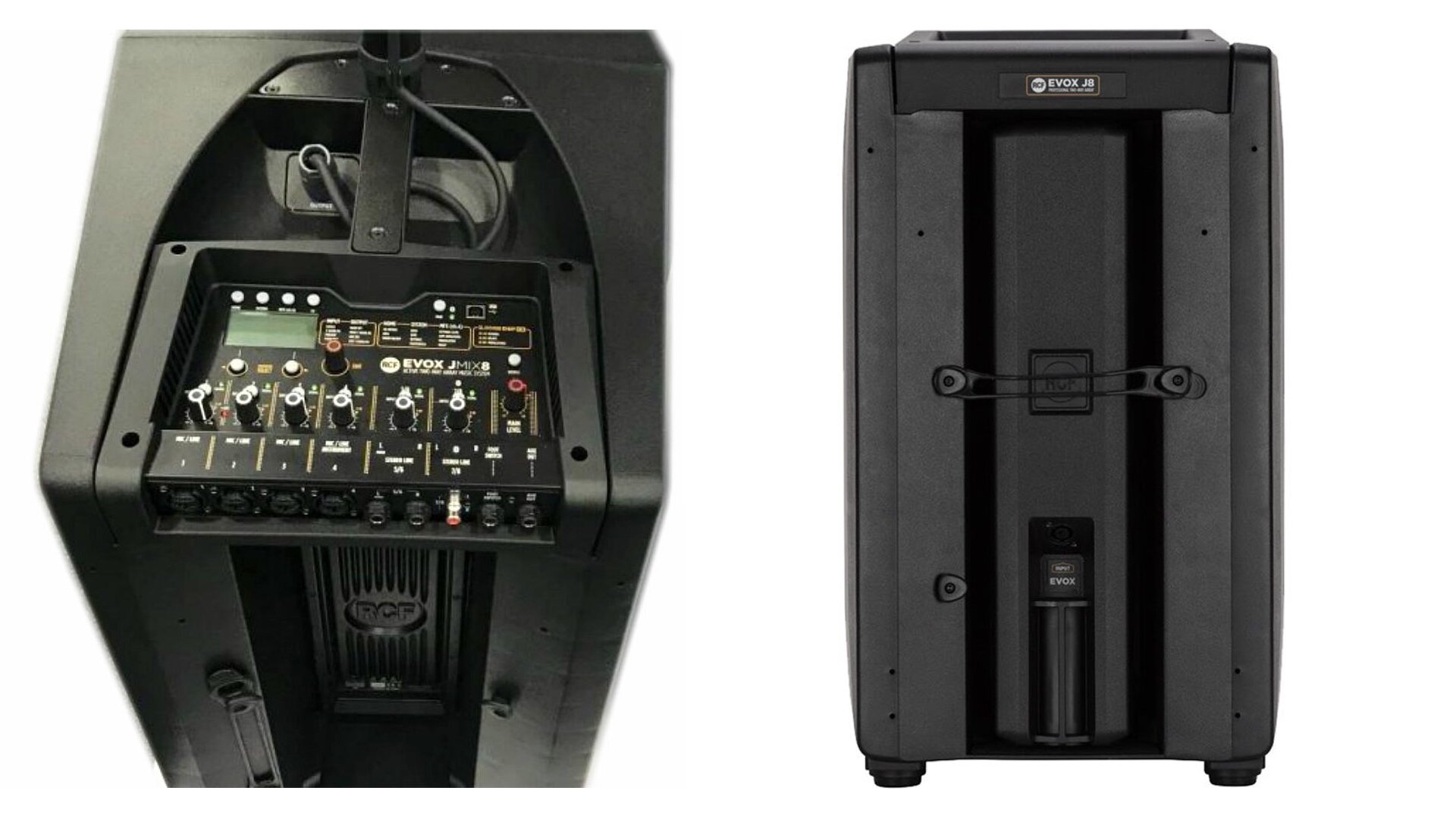 Copmact speaker with mixer eveox Jmix8.jpg