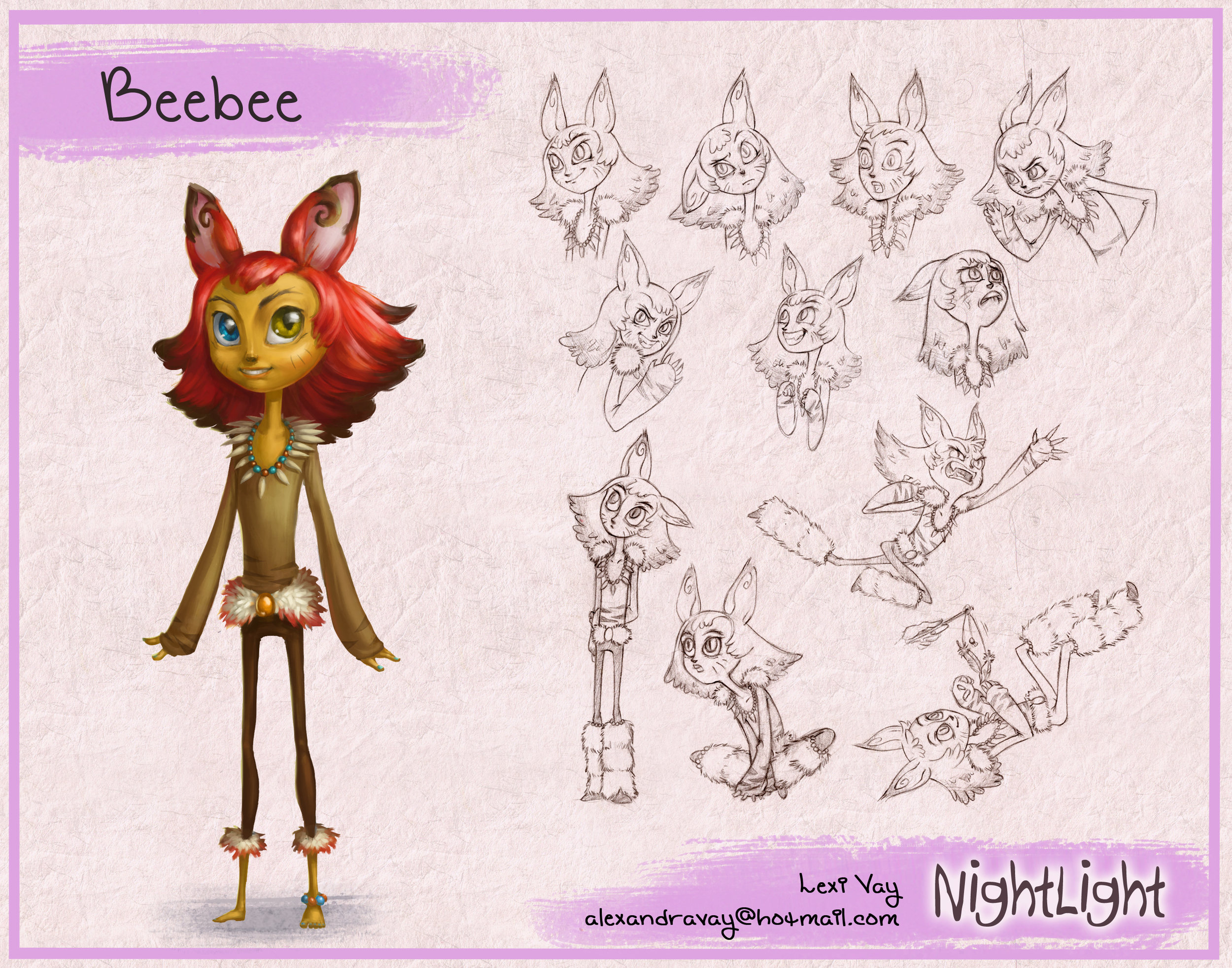 Nightlight- Beebee Character Sheet