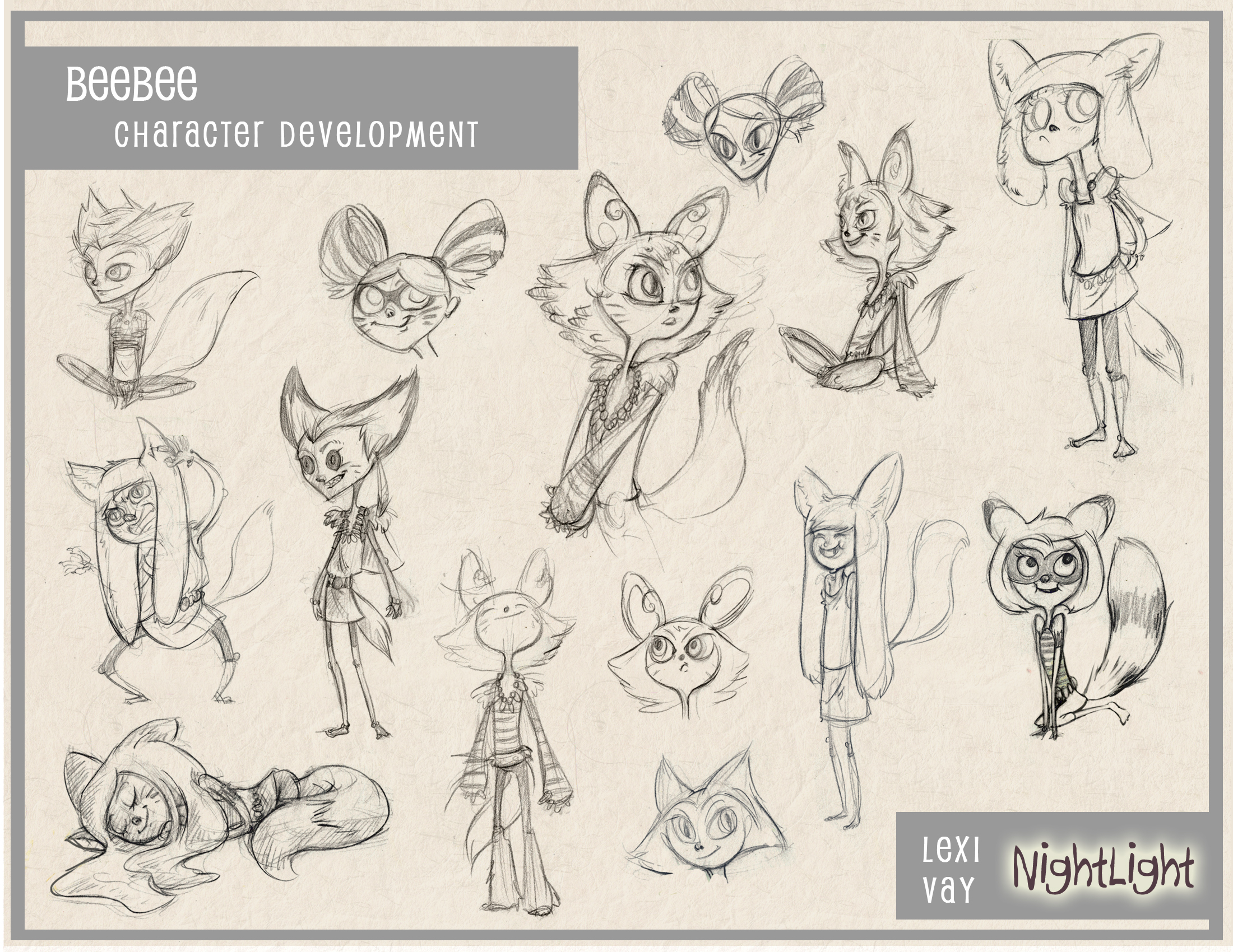 Nightlight- Beebee Character Development