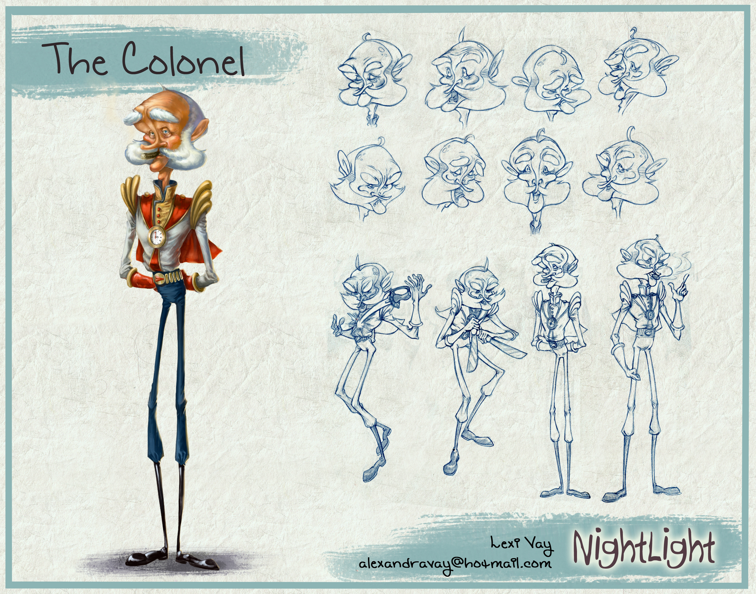 Nightlight- The Colonel Character Sheet