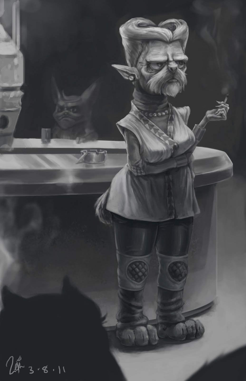 Miss Dot, Cantina Alien