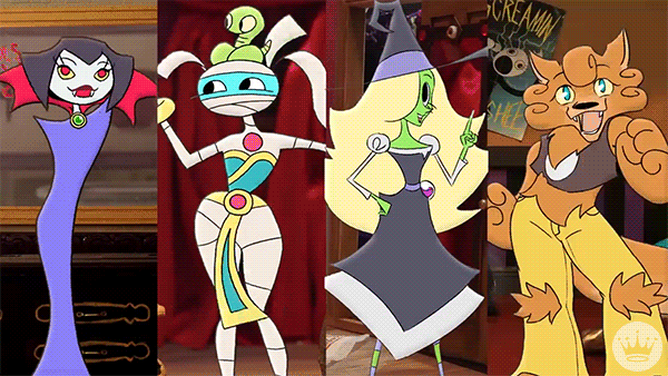 Vampire- Character Animation + Clean-up Witch- Vampire Character Animation