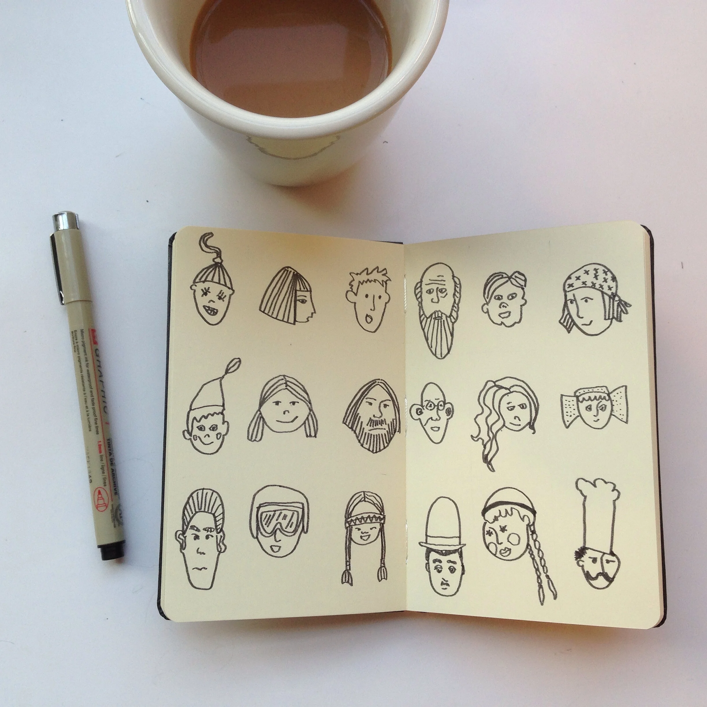 88/365 heads | year of creative habits