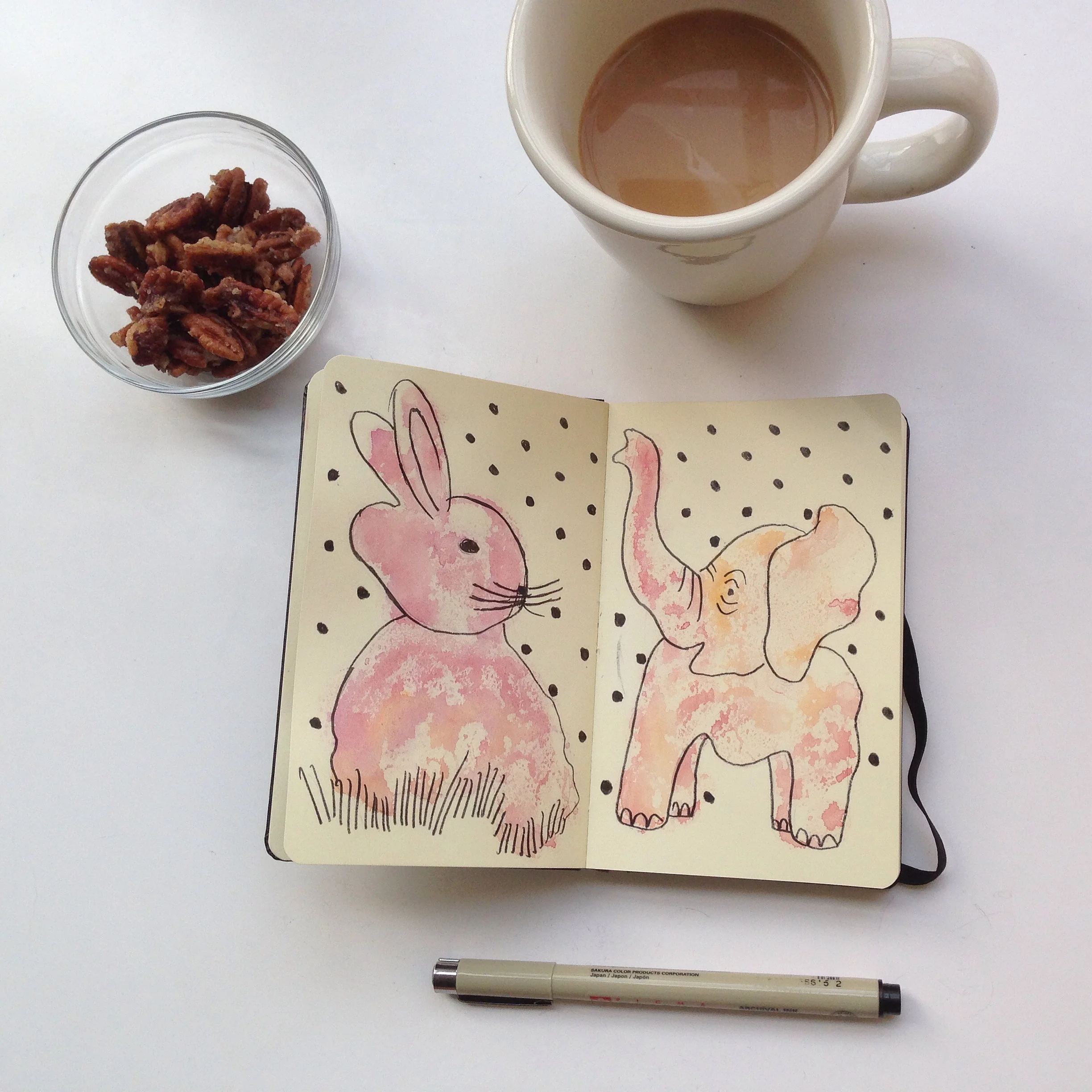 watercolor 93/365 | year of creative habits