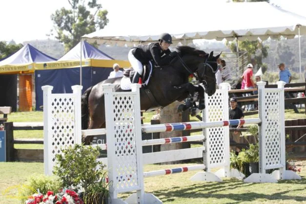 Brave and Jackie in the Mod Jr/Am Jumpers
