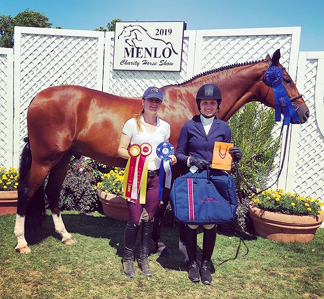 Tatum Levy and Executive taking home Reserved Champion in the Children Hunters 14-17!