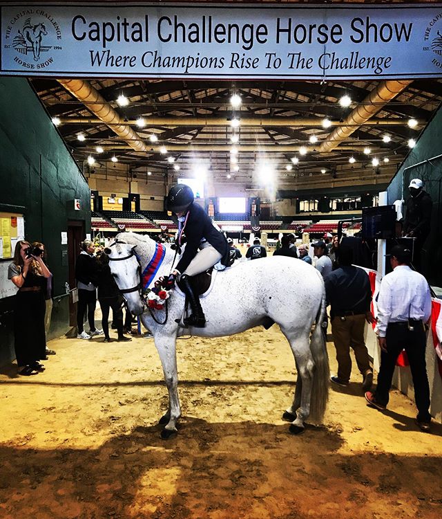 What an incredible finish for Jackie @capitalchallengehorseshow 
Taking home the win in the WCHR  Amateur Owner 3&rsquo;6 Challenge on Spotlight 🥇🏆 .
.
.
#essexclassics #cwd #charlesowenhelmets 
#VSSriders #HaBit #parlantiboots