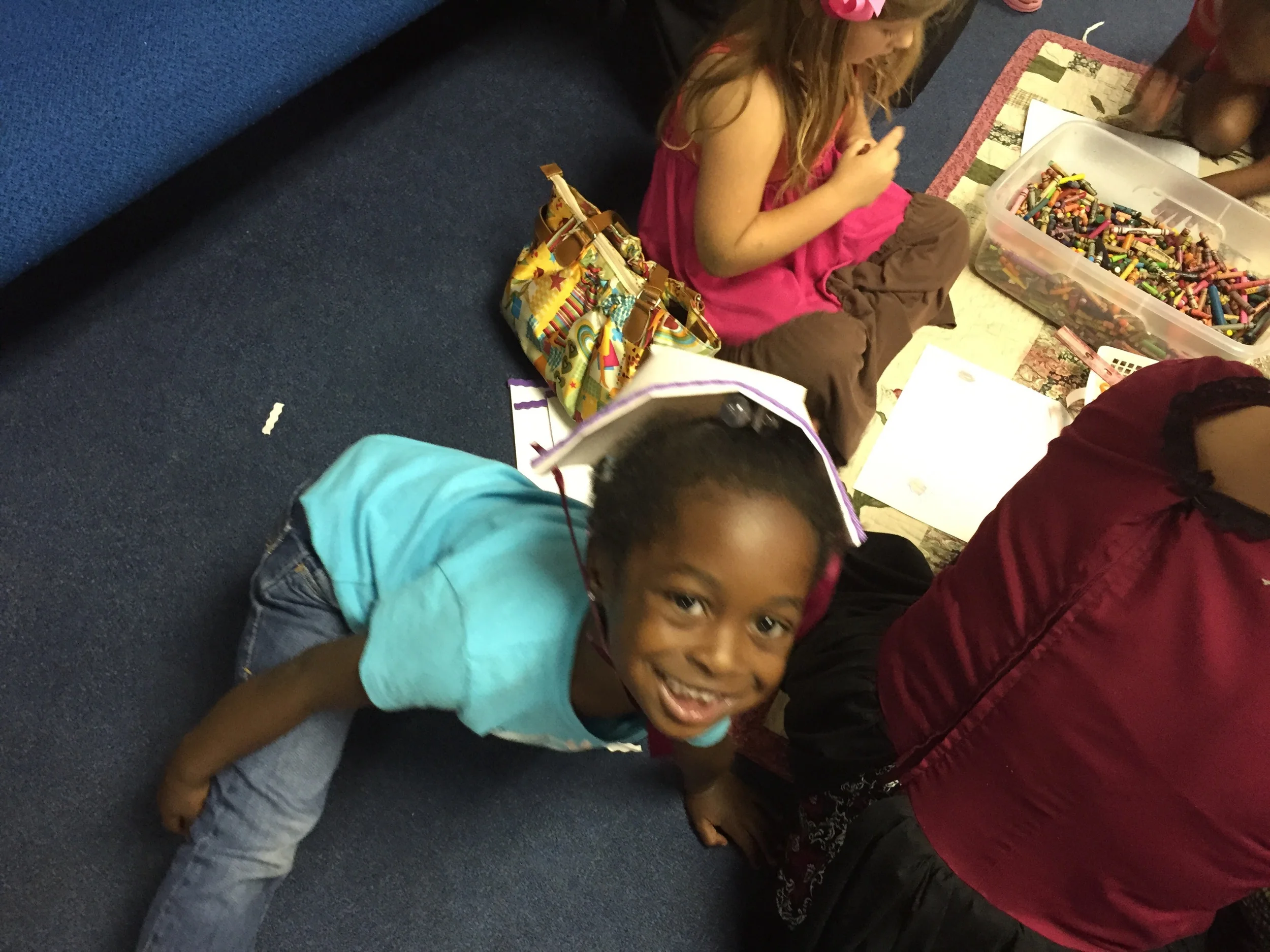 Making bonnets!