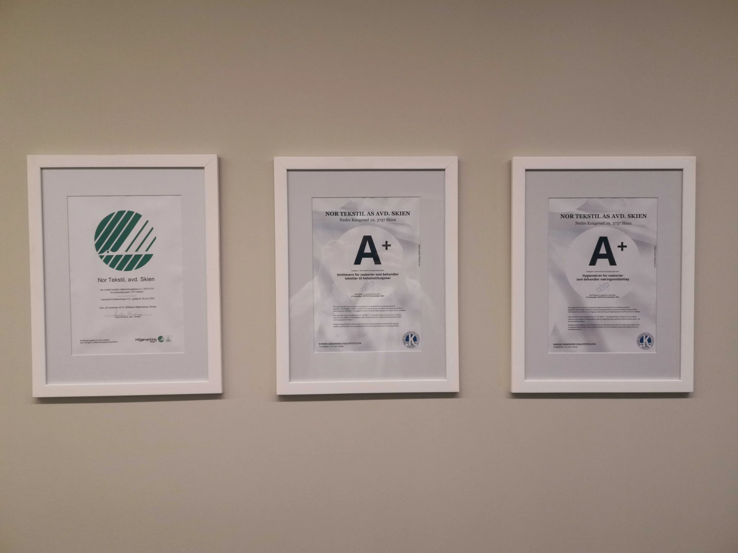 Nor Tekstil avdeling Skien - et kvalitetsvaskeri med lang historie