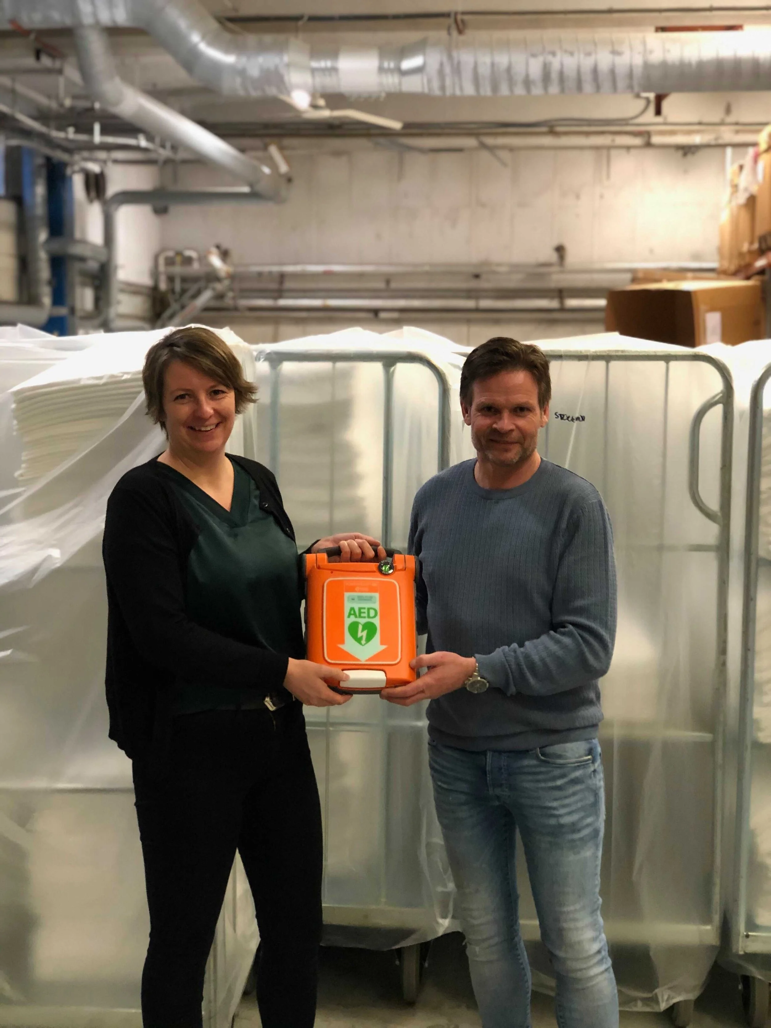 Hjertestarter for økt sikkerhet 