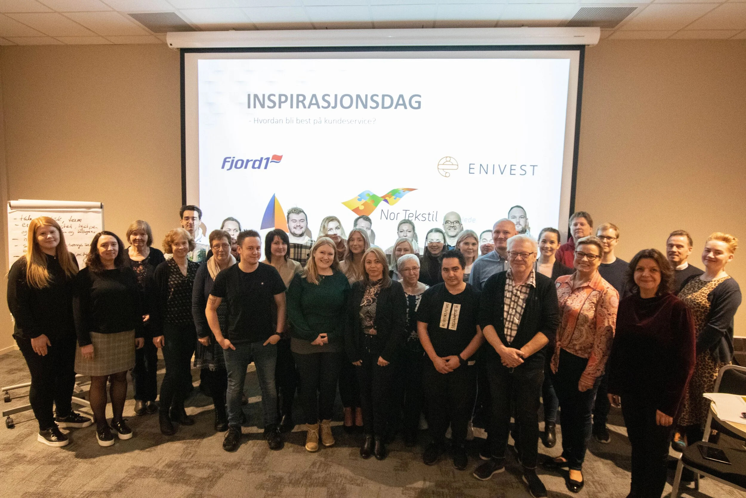 Nor Tekstil i samarbeid med andre store bedrifter