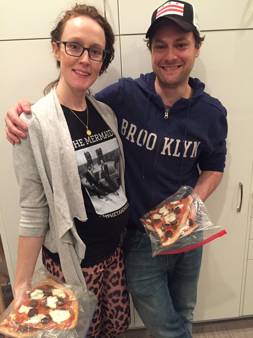 Josh and Aileen's homemade pizza 