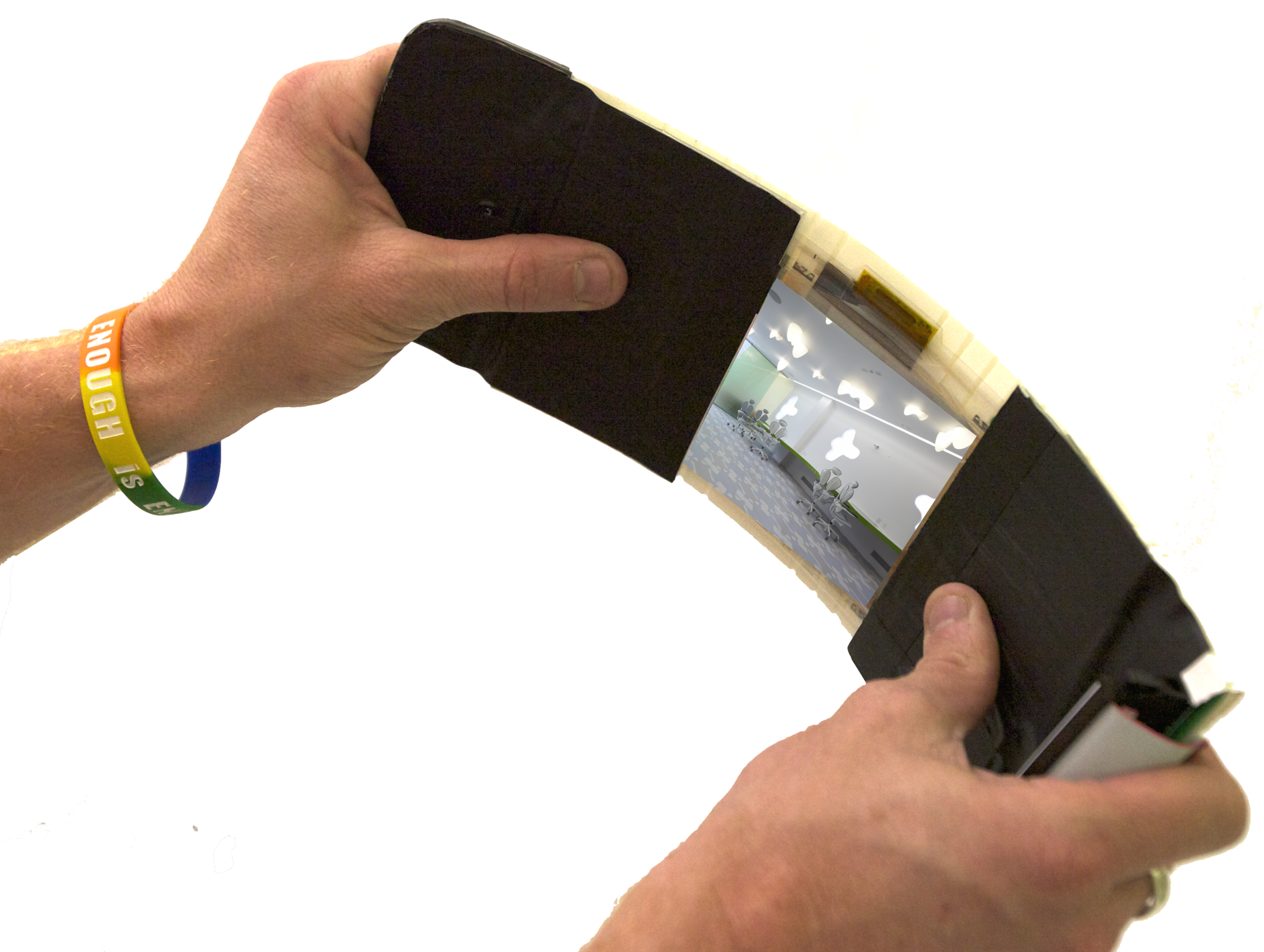 flexcam (2012) bending camera array changes panoramic viewport
