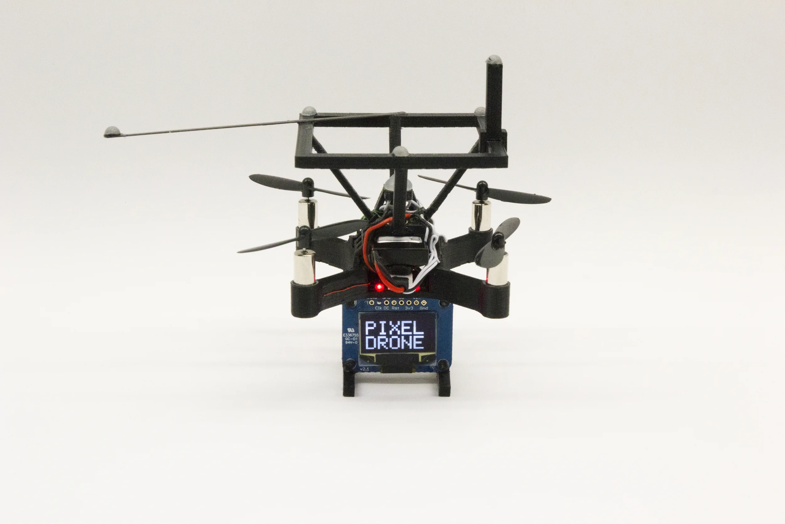 BitDrones (2015): PixelDrone with dot-matrix display.