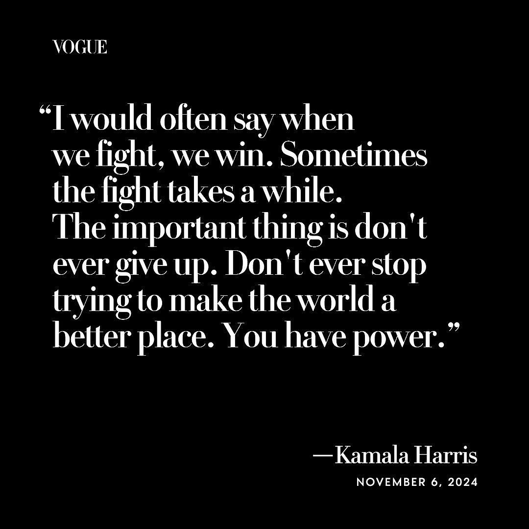 Repost from @voguemagazine
&bull;
Vice President Kamala Harris just delivered what is expected to be her final speech of the 2024 presidential campaign cycle, formally conceding the election to former President Donald Trump from her alma mater of How