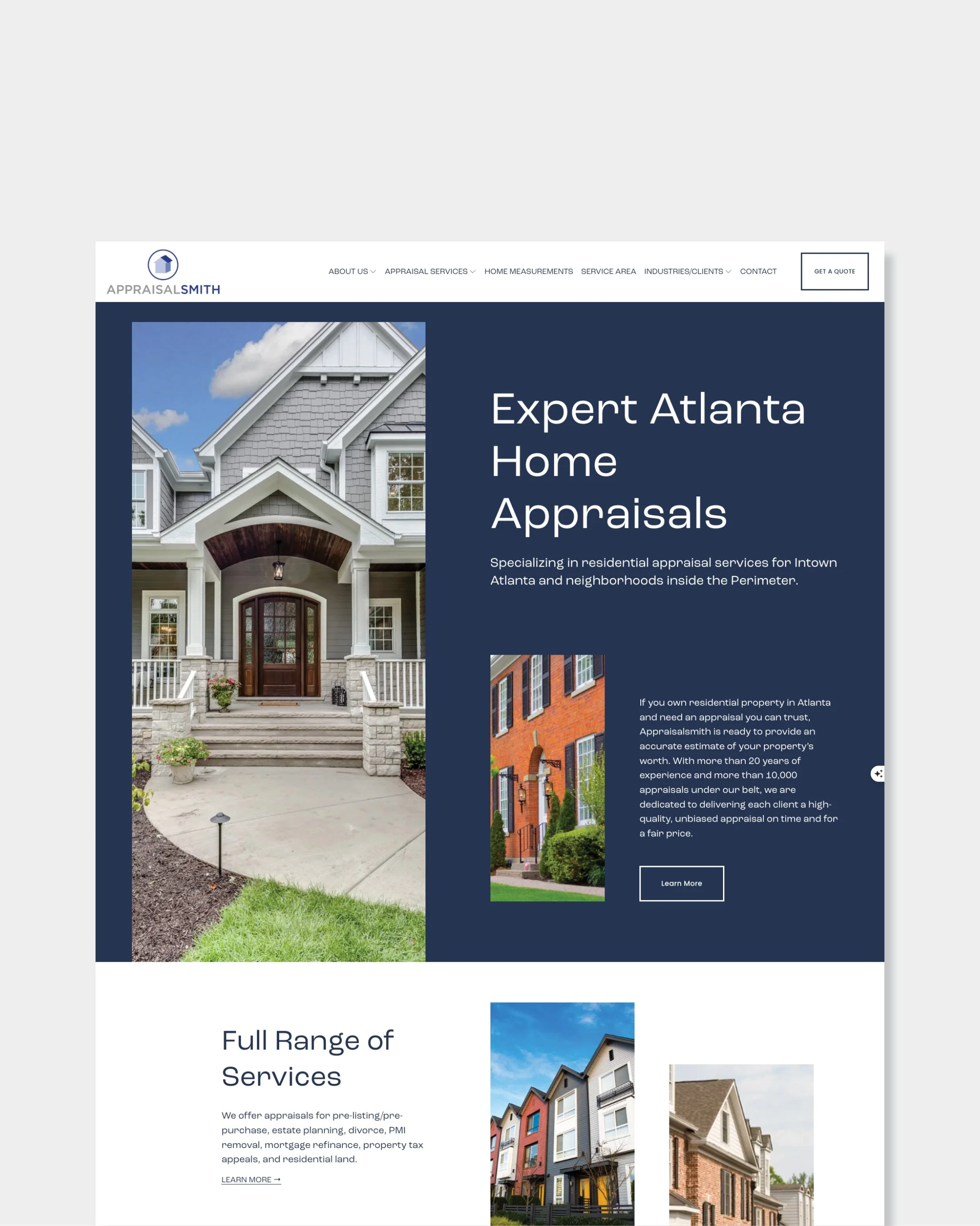 Professional Services Website Design for Businesses with a Lot to Say