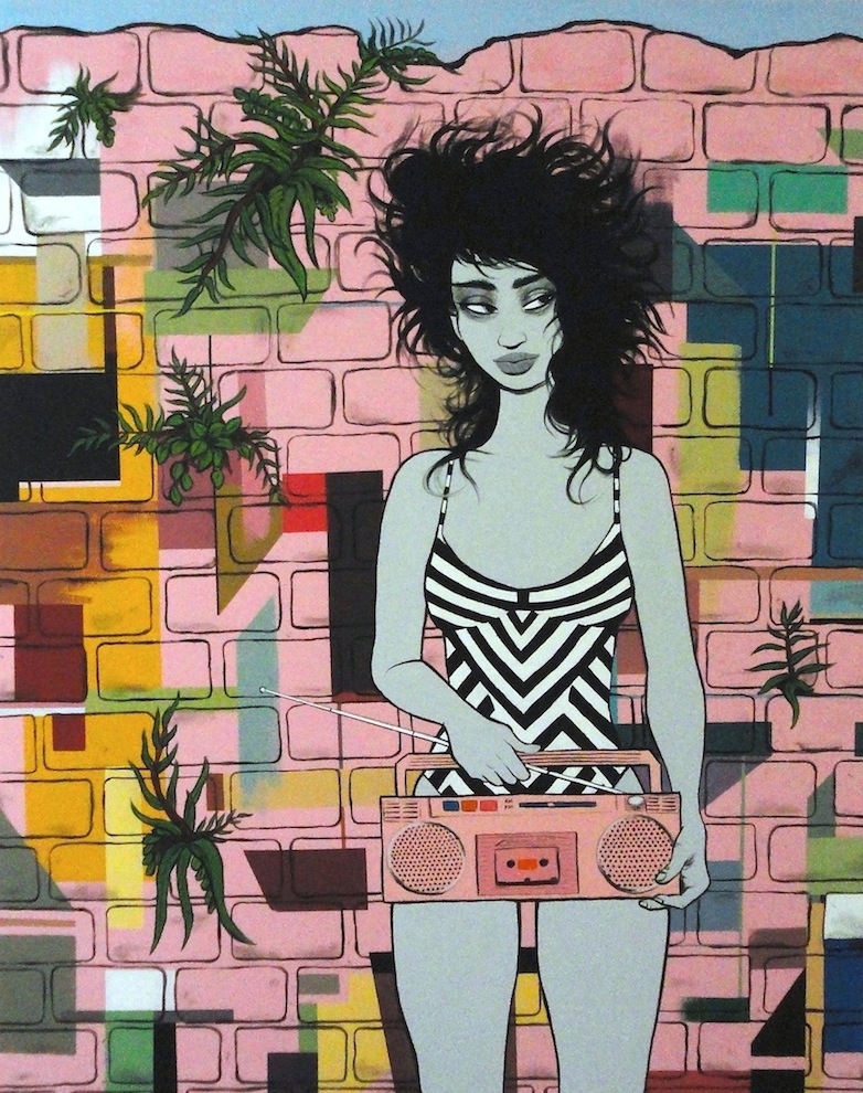 Miami #1 , 2012, 48x60, Acrylic on canvas