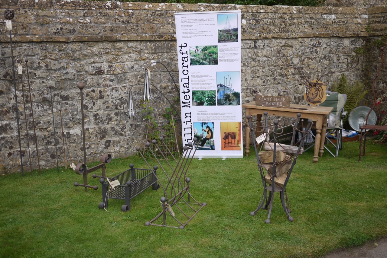 Displaying our craft at Mapperton