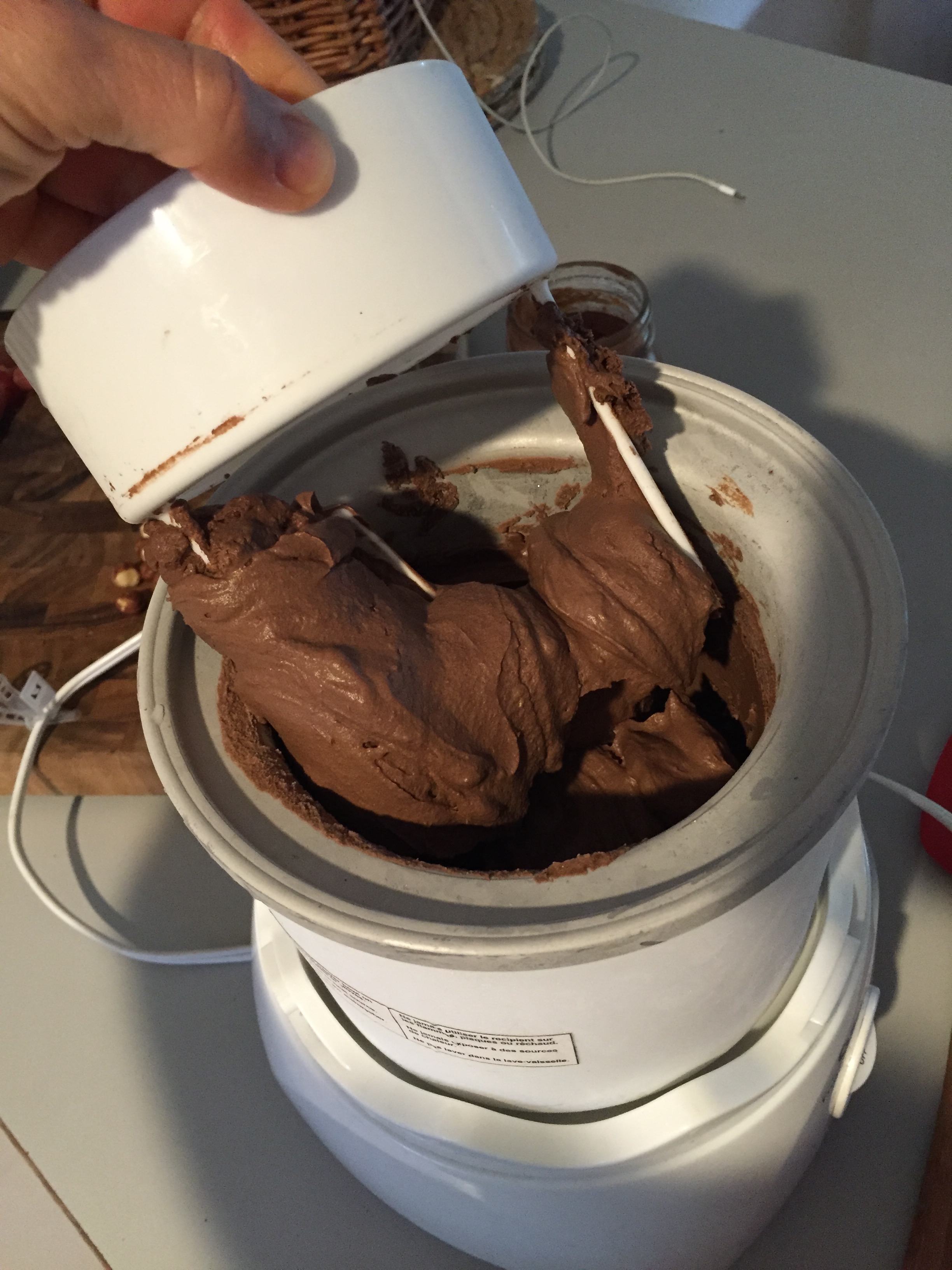 Dark chocolate hazelnut ripple....and yup, it's Paleo....it's also delicious! 