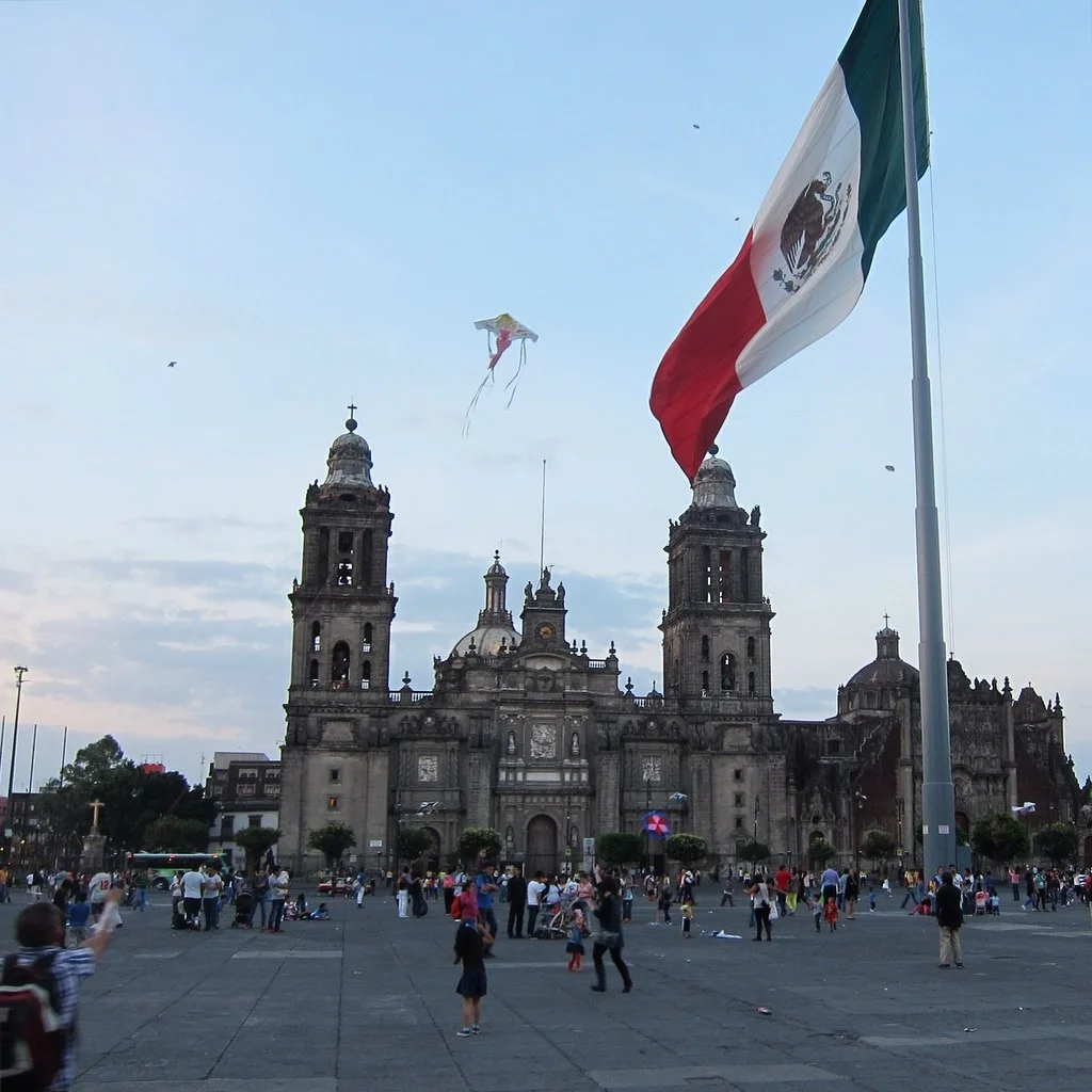 The famous Mexico City Metropolitan Cathedral.