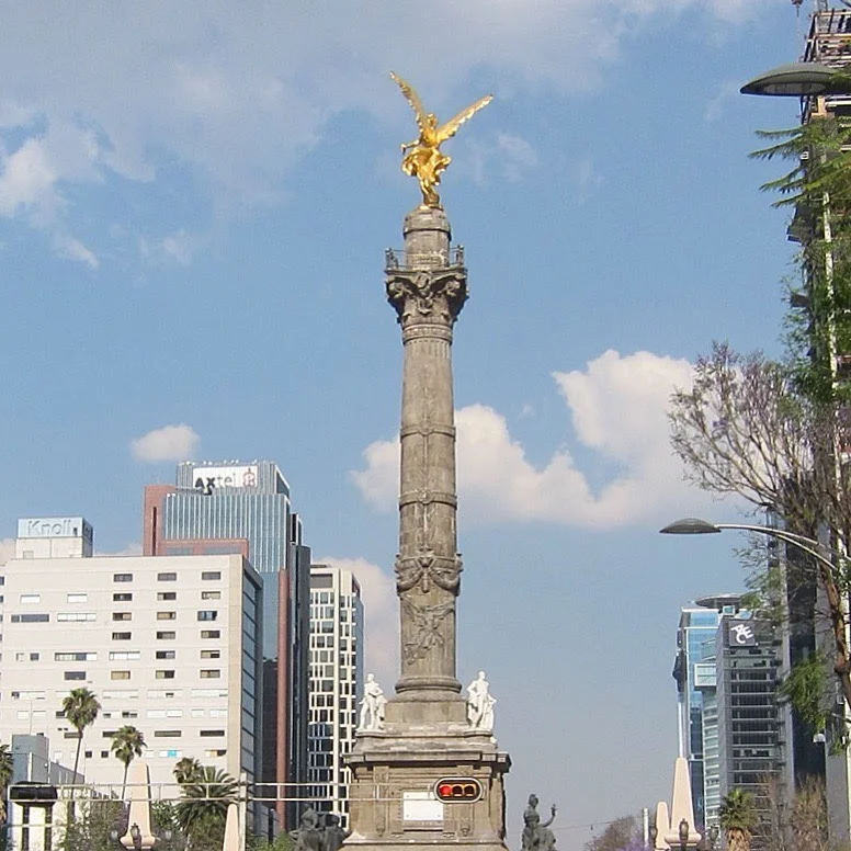 Monumento a la Independencia. Perhaps the most iconic statue in Mexico City.