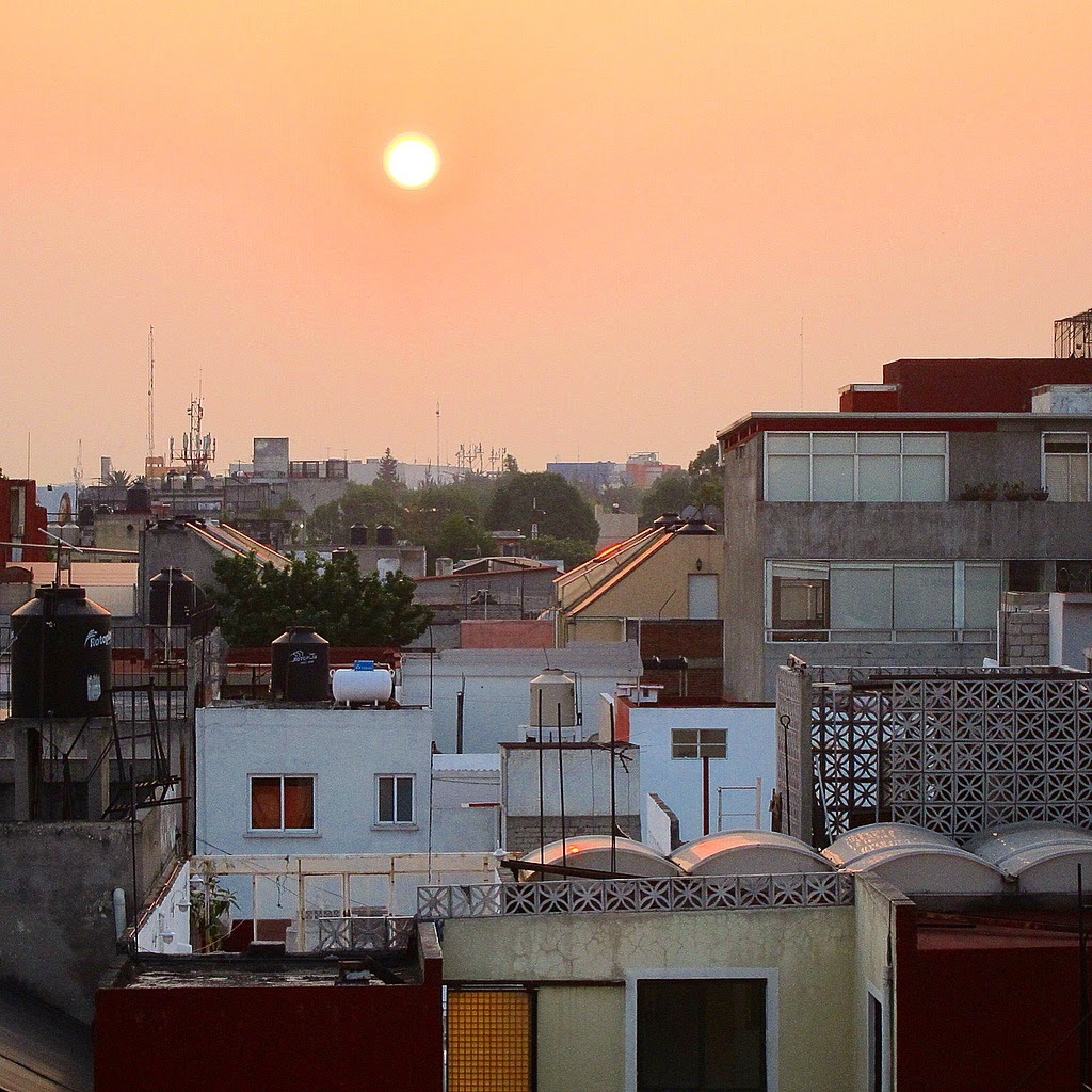 View from my apartment in Roma Sur, where I settled for the duration of my stay after three months in the city. Goddamn, I miss that place.